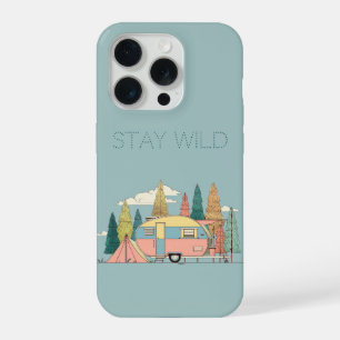 Stay Wild Camper – Etiqueta de Presente de Aventur