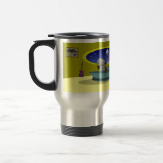 Stayin Scrappy na caneca de viagem do escritório