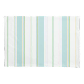 Std Pillowcase set de 2 em Ruas Ives Stripe seagla