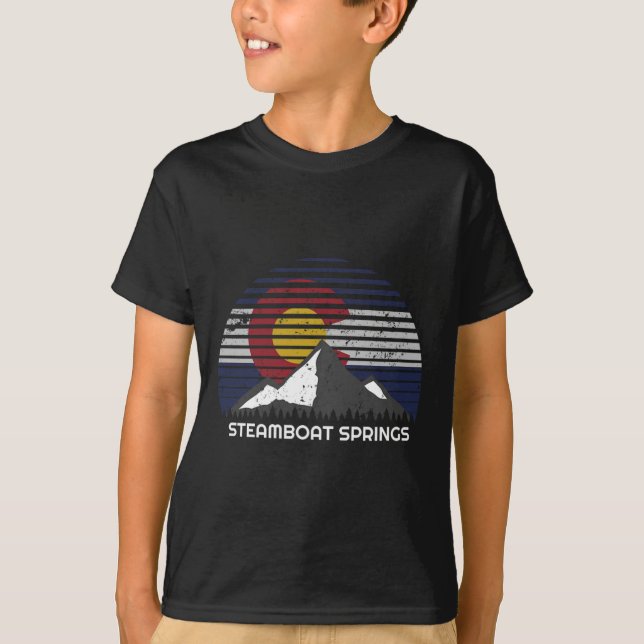 Steamboat Springs, Colorado X Co Flag Mtn Top  (Frente)