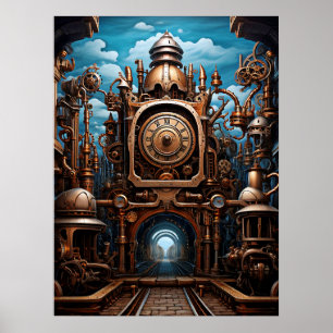 Steampunk Art Poster