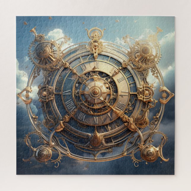 Steampunk Celestial Quebra-cabeça (Vertical)