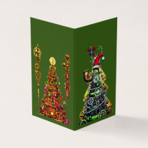 Steampunk Christmas Trees