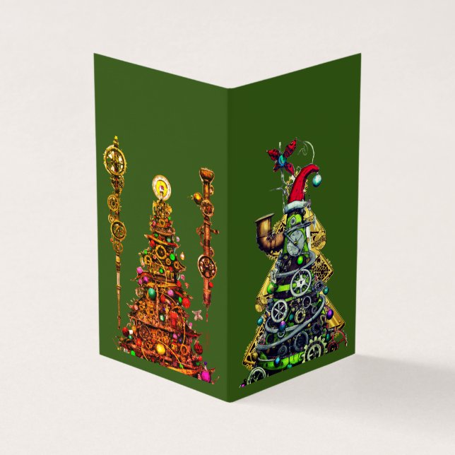 Steampunk Christmas Trees (Exterior)