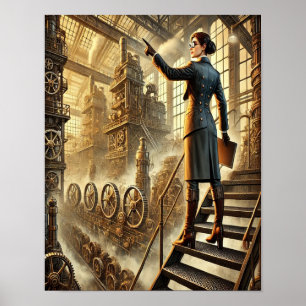 Steampunk Poster 13, A Formanha da Fábrica