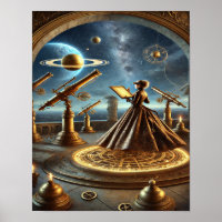 Steampunk Poster 27, O Astrônomo Alimentado A Éter