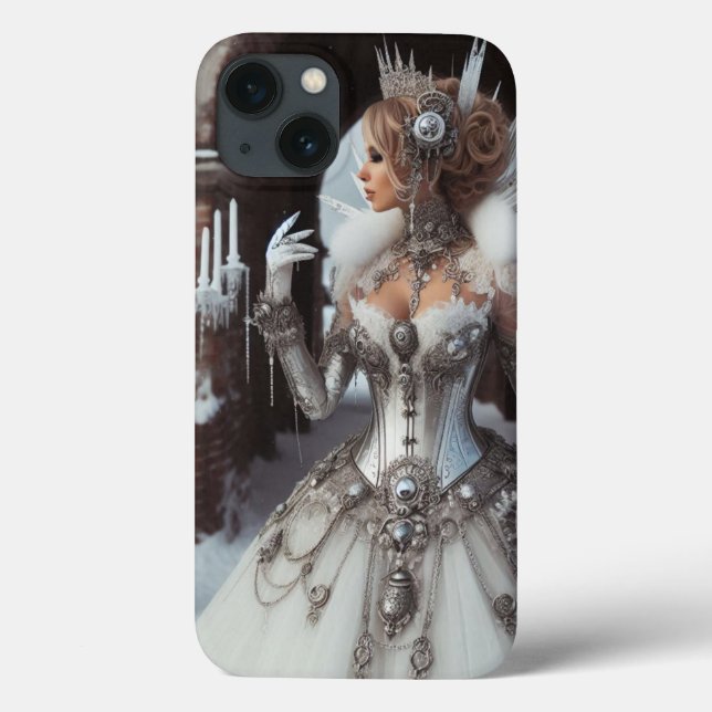 Steampunk Victorian Industrial Winter Ice Queen (Verso)