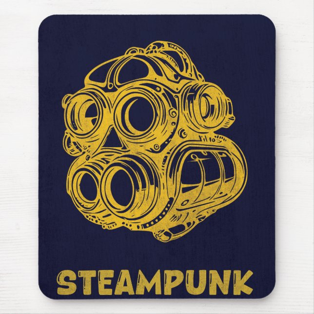 Steampunk Vintage Art – Vertical Mousepad (Frente)