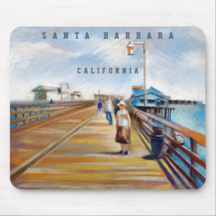Stearf Pastel Papais noeis Barbara, CA Mouse Pad