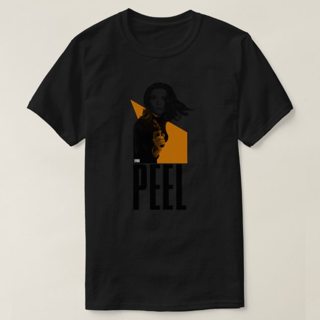 Steed e a Sra. Peel Mens Clássica T-Shirt (Frente do Design)