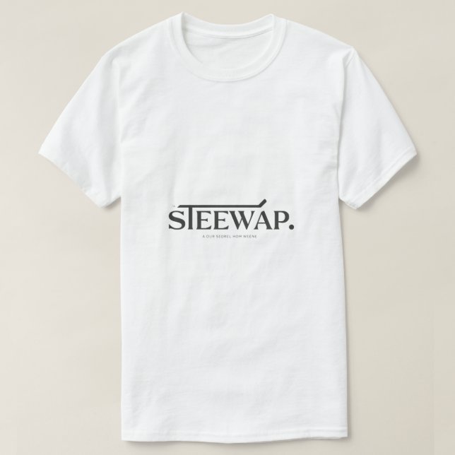 STEEWAP - Logotipo Sarcástico único para T-Shirts  (Frente do Design)