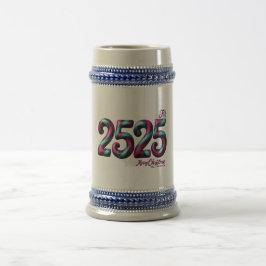 STEIN de Natal 2525, AZUL/CINZA 22 OZ / BRANCO/DOU