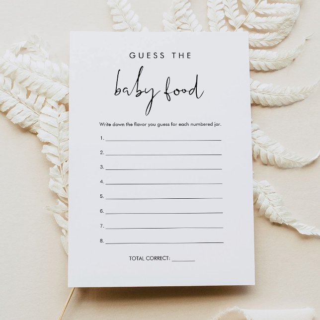 STELLA adivinha o cartão do jogo da Comida do bebê (Criador carregado)