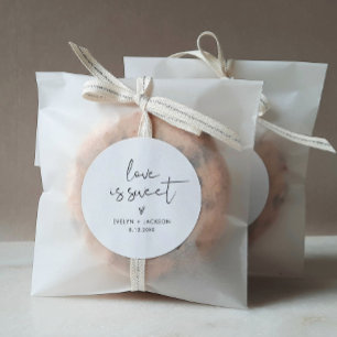 STELLA Love is Sweet Favor Adesivo 3" (folha de 6)