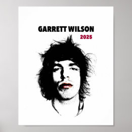 Stencil Garrett Wilson 2025 Poster