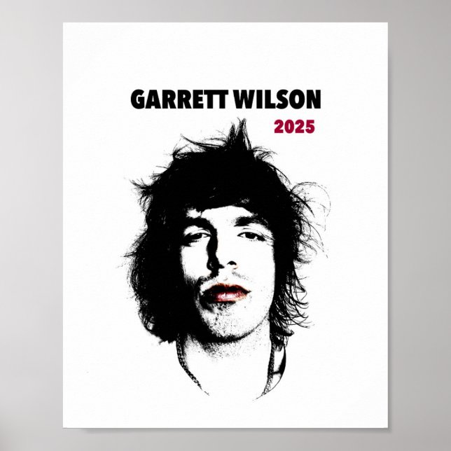 Stencil Garrett Wilson 2025 Poster (Frente)