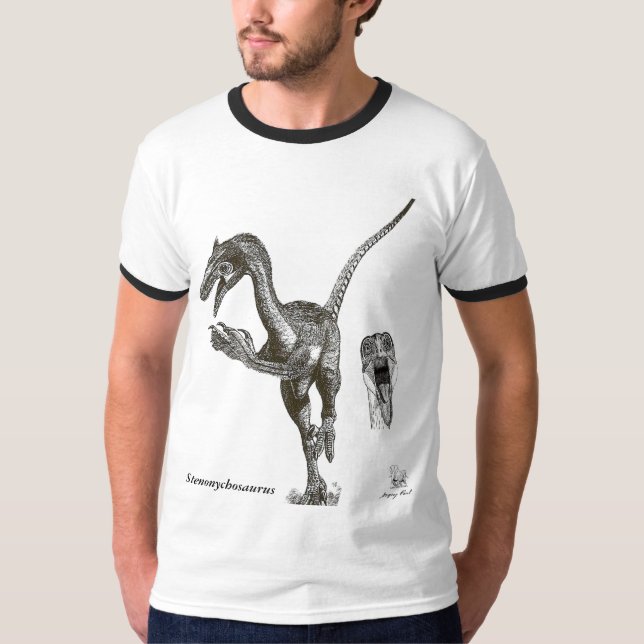Stenonychosaurus Troodon Greg Paul da camisa do (Frente)