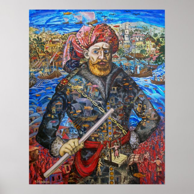 Stepan Razin Charming - Letras originais Poster (Frente)