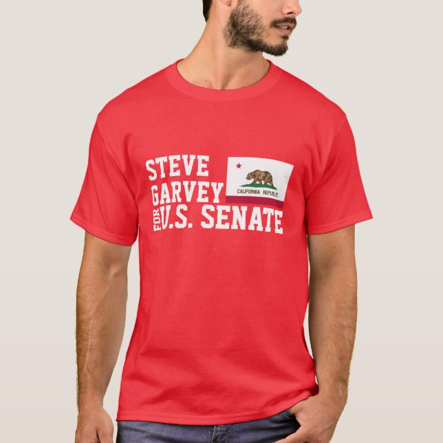 Steve Garvey para T-Shirt do Senado dos Estados Un (Frente)