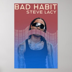 Steve Lacy poster mau hábito