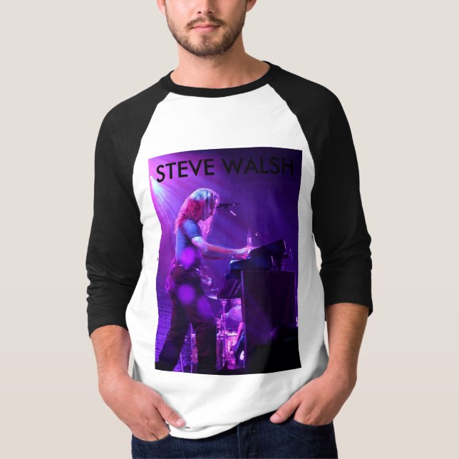 Steve Sleeved longo no t-shirt do concerto (Frente)