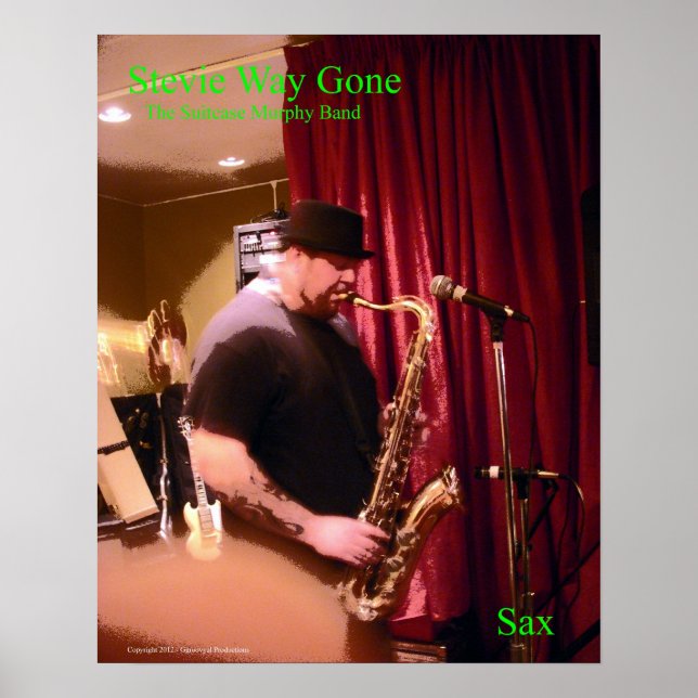 Stevie Ray Gone Poster (Frente)