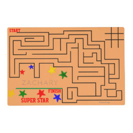 Stick Figure Maze Orange Activity Reversible