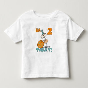 "Stick Girl I'm 2 Today Camisetas and Gifts"