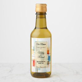 Sticker a bouteille de vin