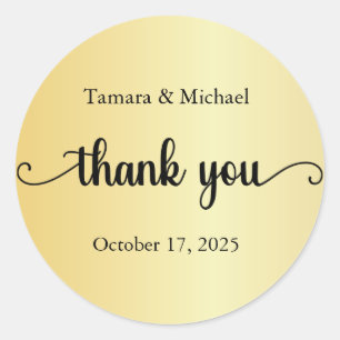 Stickers, Etiquetas de casamento, Obrigado