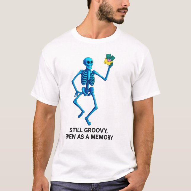 Still Groovy, Even as a Memory – Neon Skel T-Shirt (Frente)