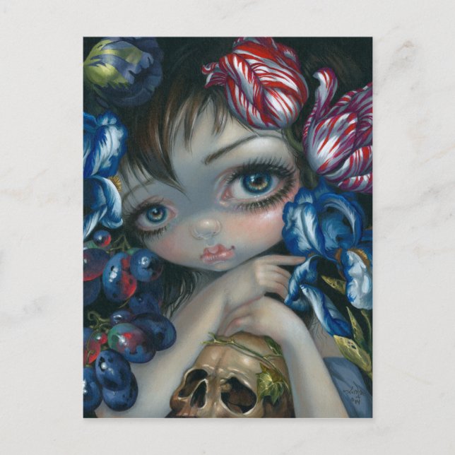 "Stilleven VII:  Cartão postal Bloesem (Frente)