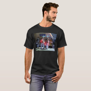 Stilt Dancers masculina camiseta preta