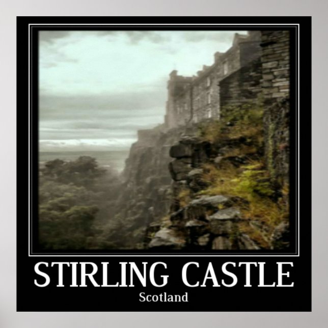 Stirling Castle Scotland Poster Art (Frente)