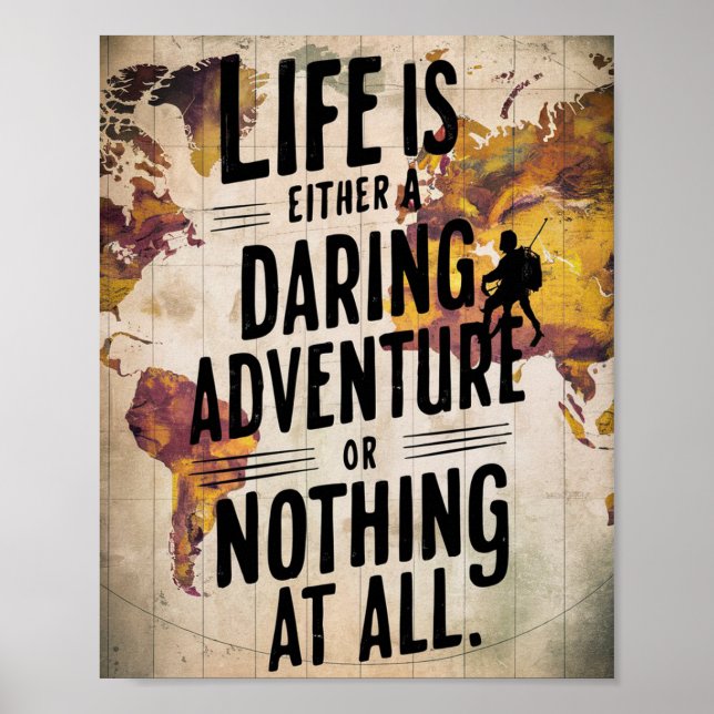 Stoicismo Arte de Parede Imprimível, Poster motiva (Frente)