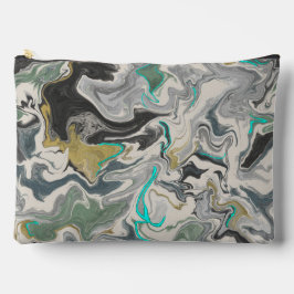 Stone Marbling with Turquoise Veins Large