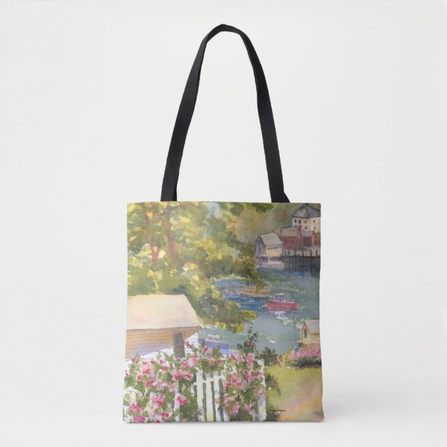 Stonington Maine View Tote Bag (Frente)