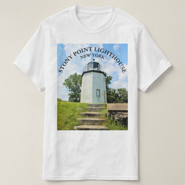 Stony Point Lighthouse, New York T-Shirt (Frente do Design)