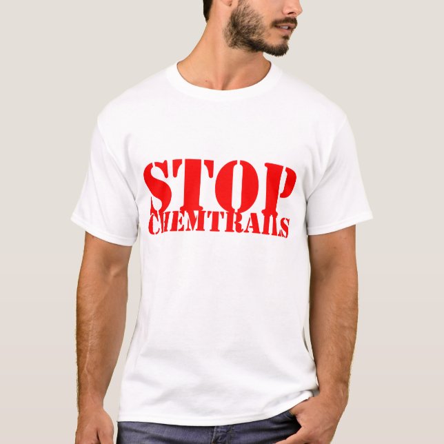 Stop Chemtrails - Camiseta (Frente)