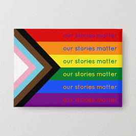 Stories Matter Gay Pride Intersection Rainbow Flag