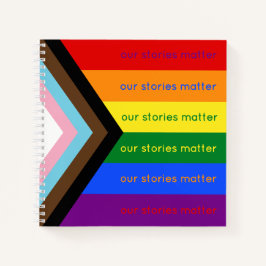 Stories Matter Intersectional Pride Flag Rainbow