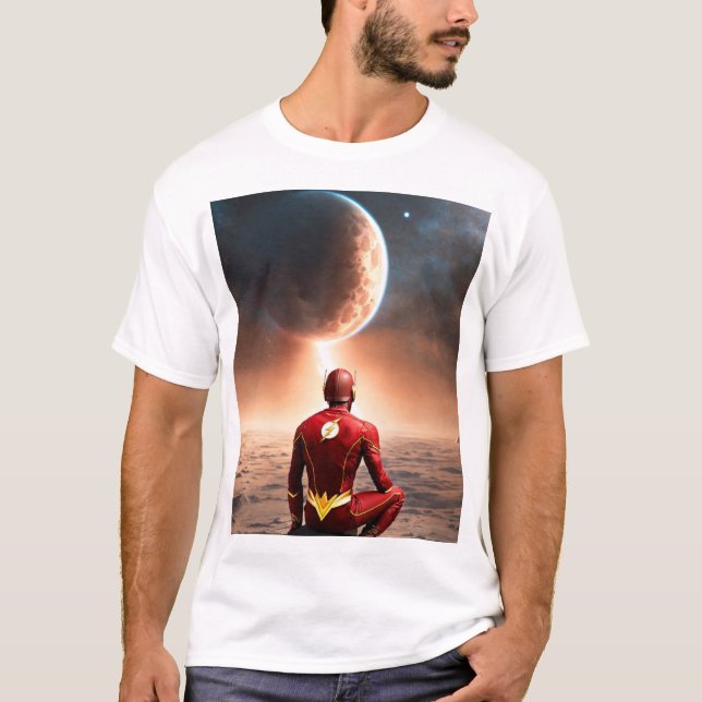 Storm Bringer Superhero T-Shirt – Lightning (Frente)