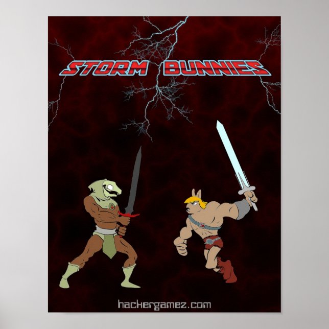 Storm Bunnies Poster (Frente)