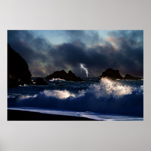 Stormy Seas Poster