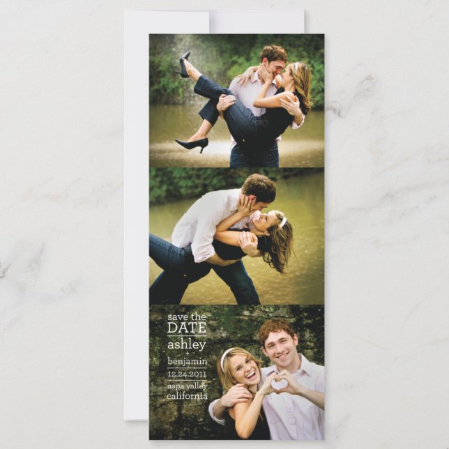 Storyline Salve a Data Fotografia Convite (Frente)