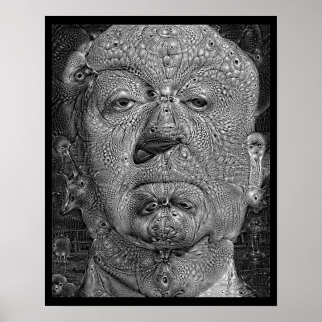 Stout Film Diretor Deep Dream Poster (Frente)