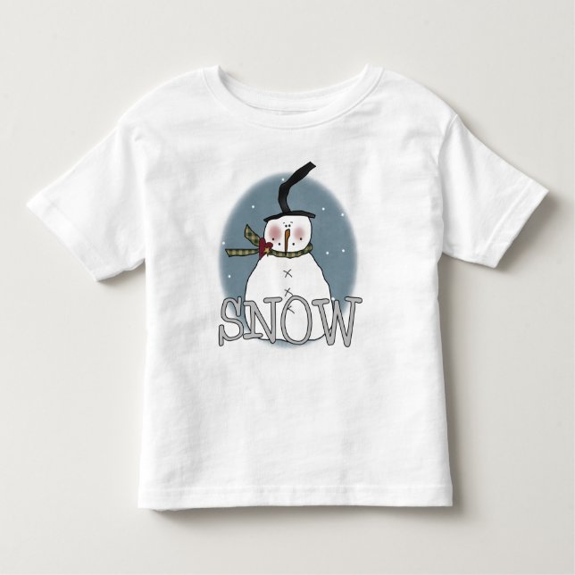 Stovepipe Hat Snowman T-shirts e presentes (Frente)