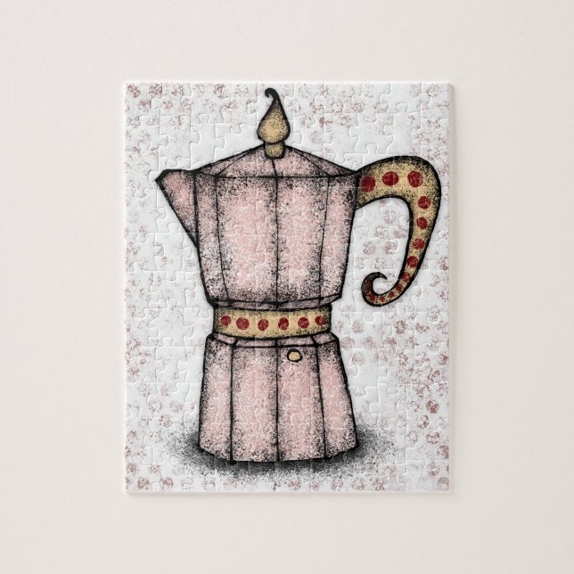 Stovetop Espresso Maker Quebra-cabeça (Vertical)