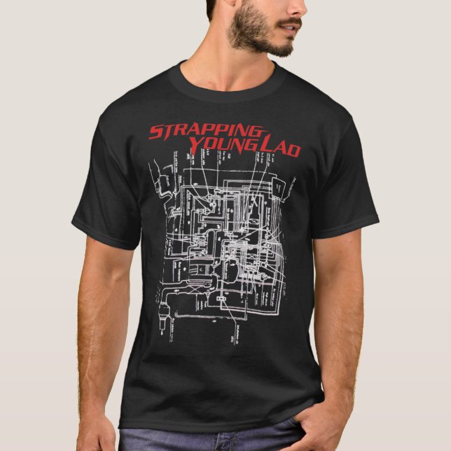 Strapping Young Lad Classic T-Shirt (Frente)