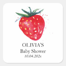 Strawberry Birthday Obrigado Por Dar Etiqueta